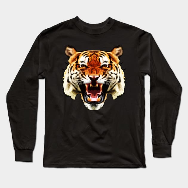 Cool Tees Save Tigers Ecology Long Sleeve T-Shirt by COOLTEESCLUB